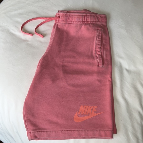 Pink Nike Sweat Shorts Medium 